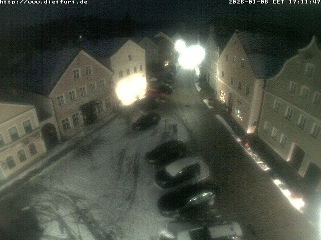 Archiv Foto Webcam Ostansicht Rathaus Dietfurt