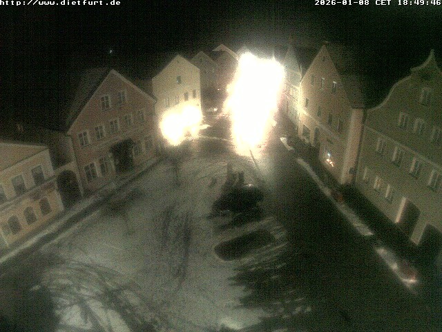 Archiv Foto Webcam Ostansicht Rathaus Dietfurt