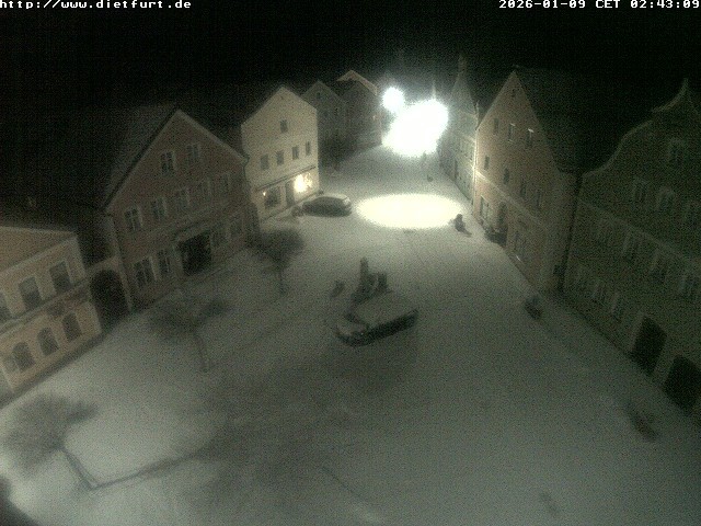 Archiv Foto Webcam Ostansicht Rathaus Dietfurt