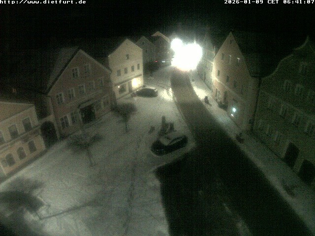 Archiv Foto Webcam Ostansicht Rathaus Dietfurt