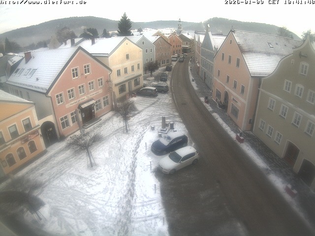 Archiv Foto Webcam Ostansicht Rathaus Dietfurt