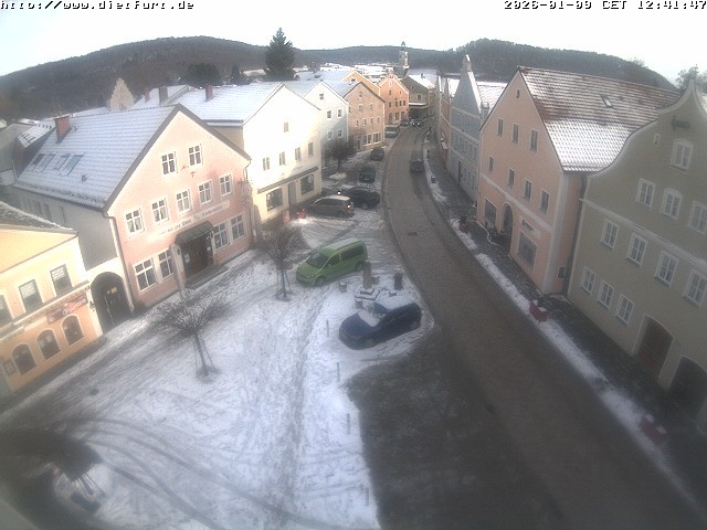 Archiv Foto Webcam Ostansicht Rathaus Dietfurt