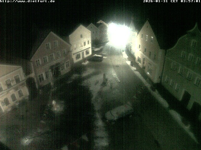 Archiv Foto Webcam Ostansicht Rathaus Dietfurt