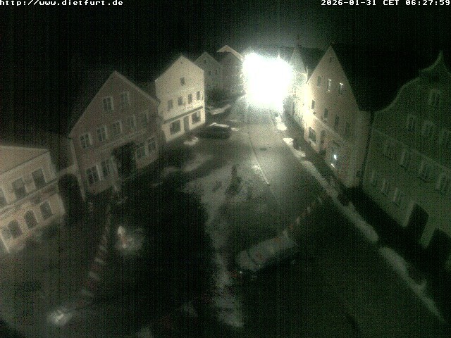 Archiv Foto Webcam Ostansicht Rathaus Dietfurt