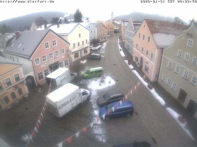 Archiv Foto Webcam Ostansicht Rathaus Dietfurt