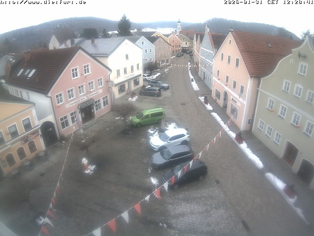 Archiv Foto Webcam Ostansicht Rathaus Dietfurt