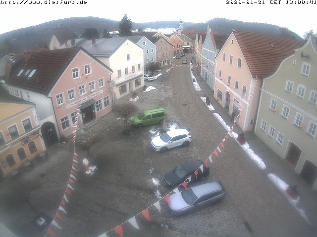 Archiv Foto Webcam Ostansicht Rathaus Dietfurt