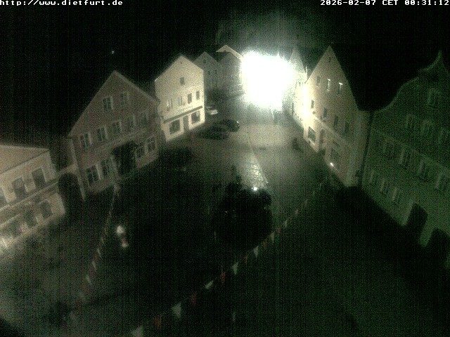 Archiv Foto Webcam Ostansicht Rathaus Dietfurt