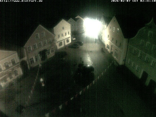 Archiv Foto Webcam Ostansicht Rathaus Dietfurt