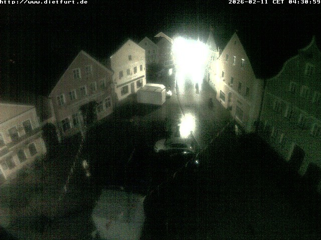 Archiv Foto Webcam Ostansicht Rathaus Dietfurt