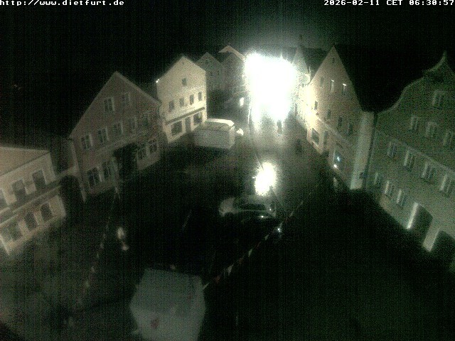 Archiv Foto Webcam Ostansicht Rathaus Dietfurt