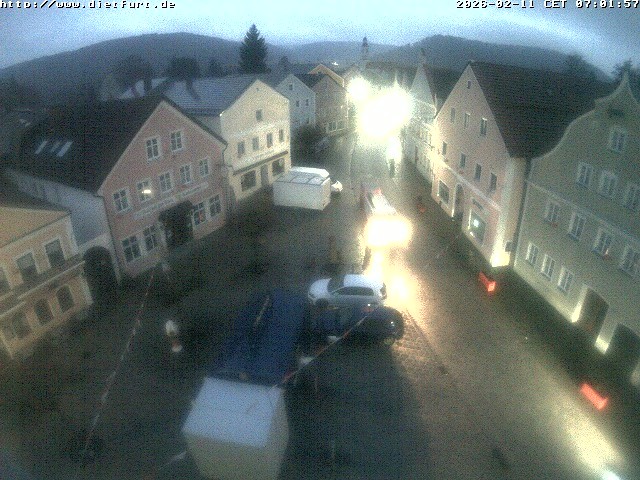 Archiv Foto Webcam Ostansicht Rathaus Dietfurt