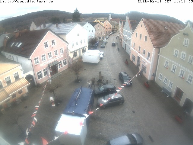Archiv Foto Webcam Ostansicht Rathaus Dietfurt