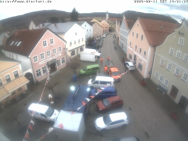 Archiv Foto Webcam Ostansicht Rathaus Dietfurt