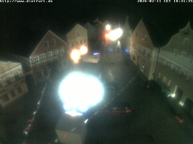 Archiv Foto Webcam Ostansicht Rathaus Dietfurt