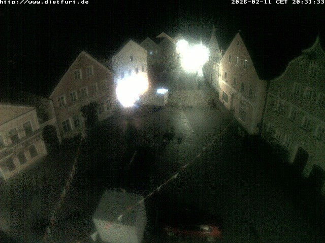 Archiv Foto Webcam Ostansicht Rathaus Dietfurt