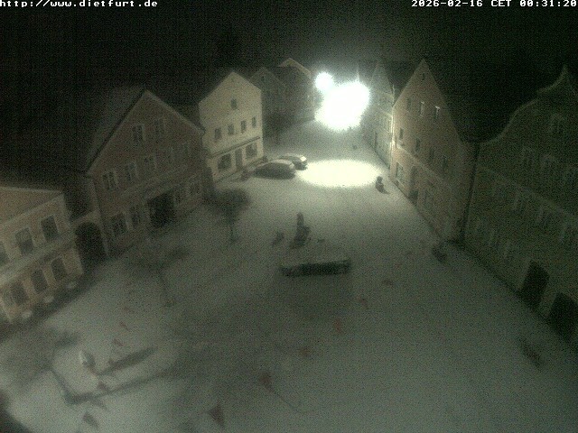 Archiv Foto Webcam Ostansicht Rathaus Dietfurt