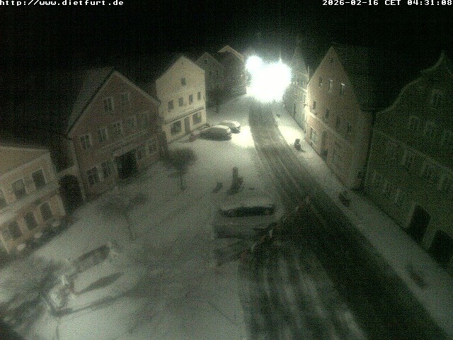 Archiv Foto Webcam Ostansicht Rathaus Dietfurt