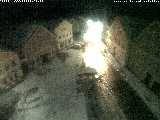 Archiv Foto Webcam Ostansicht Rathaus Dietfurt