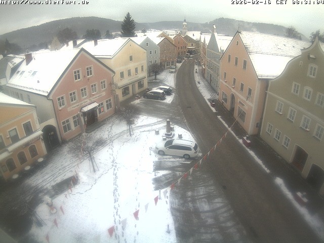 Archiv Foto Webcam Ostansicht Rathaus Dietfurt