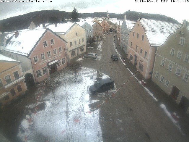 Archiv Foto Webcam Ostansicht Rathaus Dietfurt