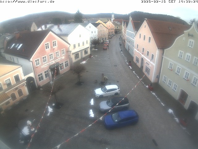 Archiv Foto Webcam Ostansicht Rathaus Dietfurt