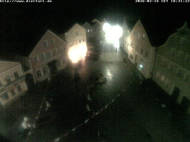 Archiv Foto Webcam Ostansicht Rathaus Dietfurt