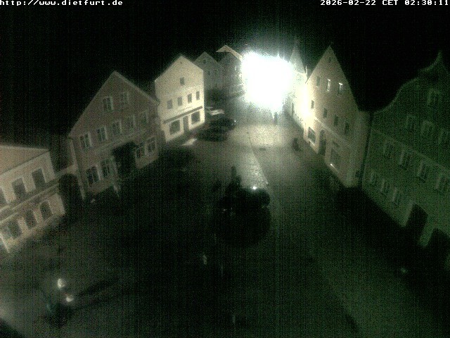 Archiv Foto Webcam Ostansicht Rathaus Dietfurt