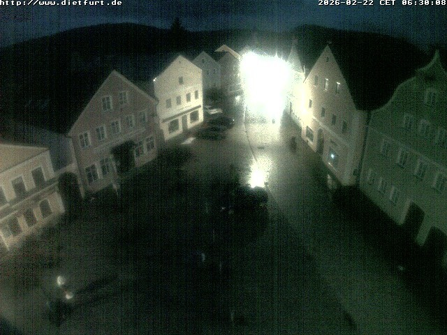 Archiv Foto Webcam Ostansicht Rathaus Dietfurt