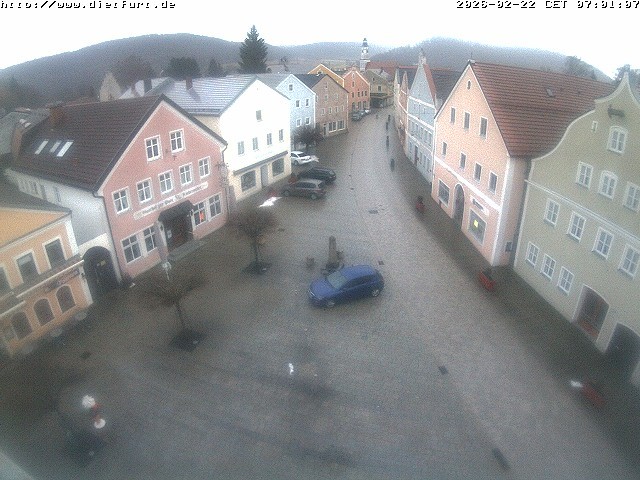 Archiv Foto Webcam Ostansicht Rathaus Dietfurt