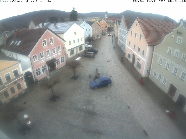 Archiv Foto Webcam Ostansicht Rathaus Dietfurt