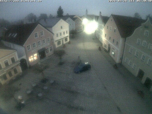 Archived image Webcam View on Dietfurt guildhall