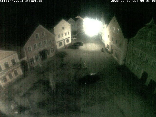 Archiv Foto Webcam Ostansicht Rathaus Dietfurt