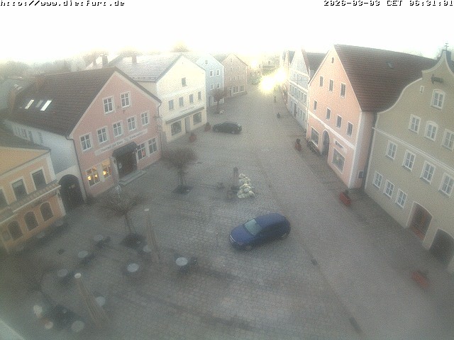 Archiv Foto Webcam Ostansicht Rathaus Dietfurt
