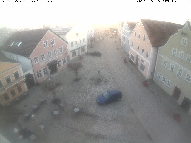Archiv Foto Webcam Ostansicht Rathaus Dietfurt