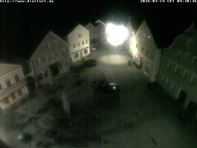 Archiv Foto Webcam Ostansicht Rathaus Dietfurt