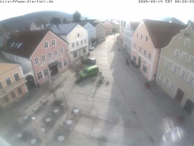 Archiv Foto Webcam Ostansicht Rathaus Dietfurt