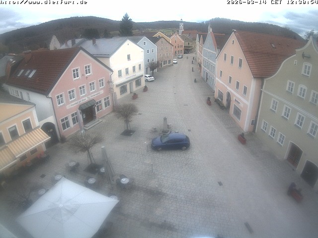 Archiv Foto Webcam Ostansicht Rathaus Dietfurt