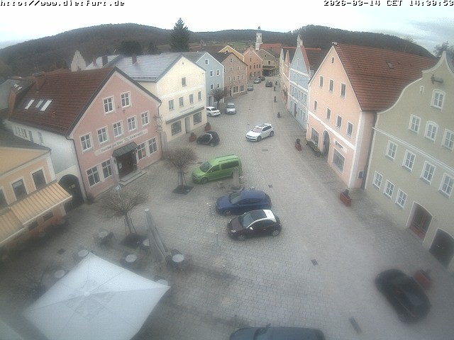 Archiv Foto Webcam Ostansicht Rathaus Dietfurt