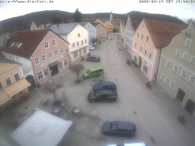 Archiv Foto Webcam Ostansicht Rathaus Dietfurt