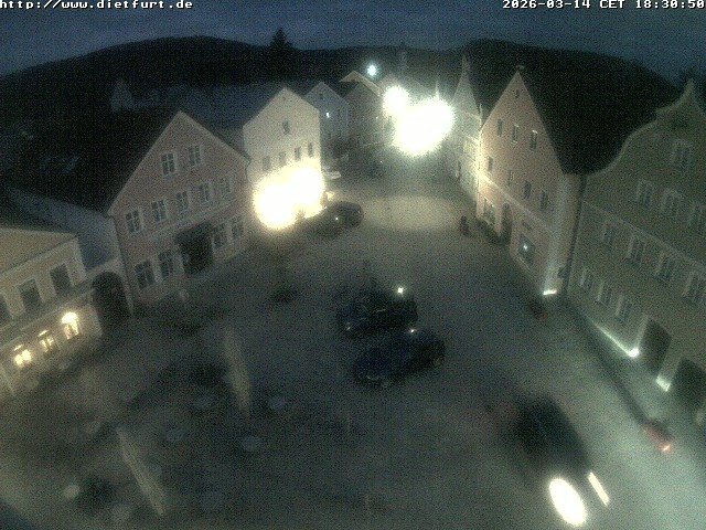 Archiv Foto Webcam Ostansicht Rathaus Dietfurt