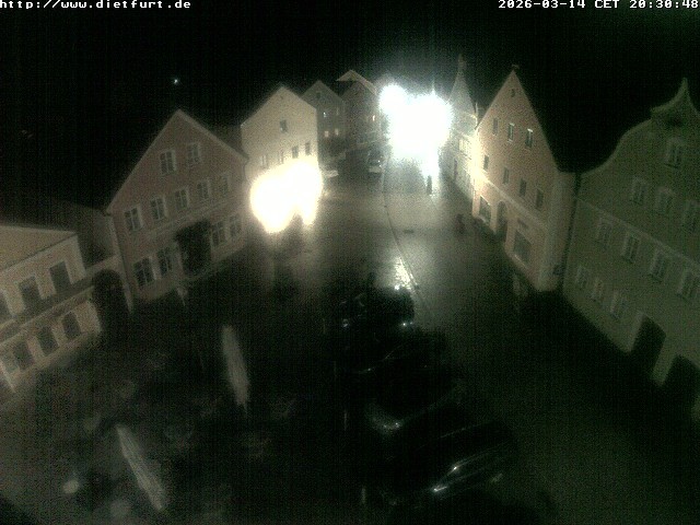 Archiv Foto Webcam Ostansicht Rathaus Dietfurt