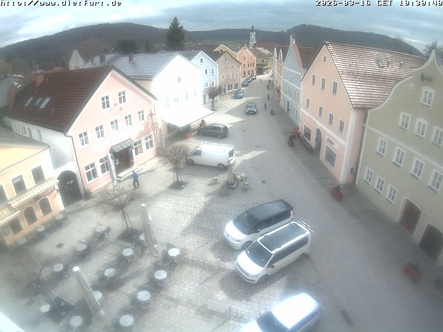 Archiv Foto Webcam Ostansicht Rathaus Dietfurt
