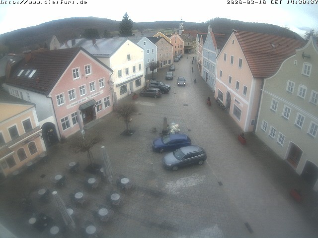 Archiv Foto Webcam Ostansicht Rathaus Dietfurt