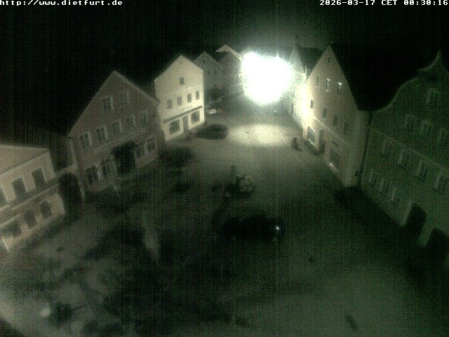 Archiv Foto Webcam Ostansicht Rathaus Dietfurt