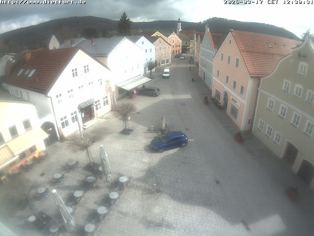 Archiv Foto Webcam Ostansicht Rathaus Dietfurt