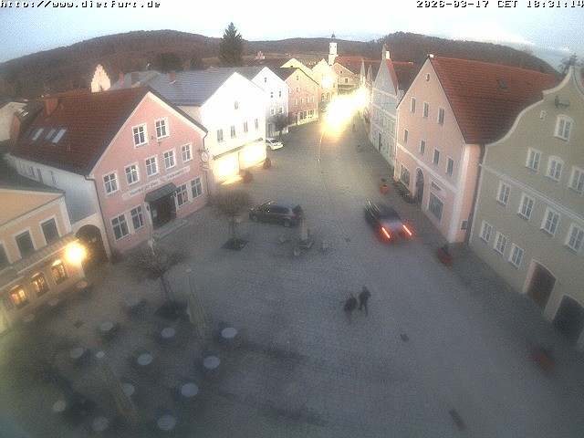 Archiv Foto Webcam Ostansicht Rathaus Dietfurt