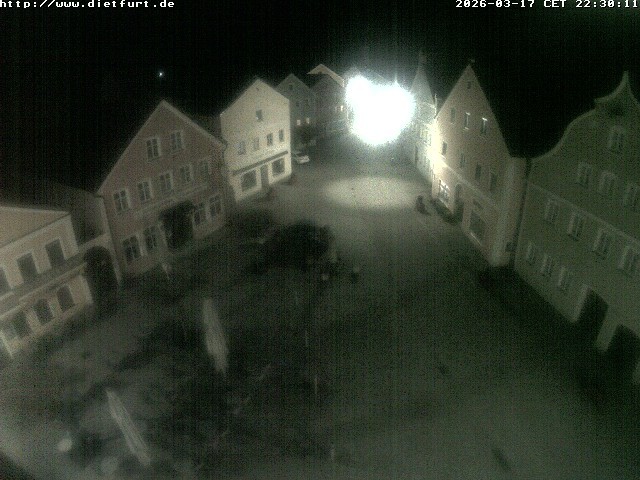 Archived image Webcam View on Dietfurt guildhall