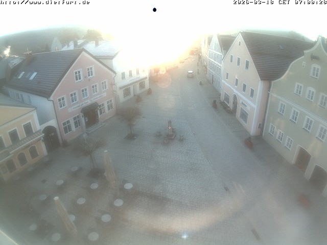 Archiv Foto Webcam Ostansicht Rathaus Dietfurt