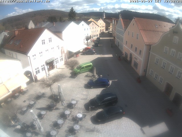 Archiv Foto Webcam Ostansicht Rathaus Dietfurt